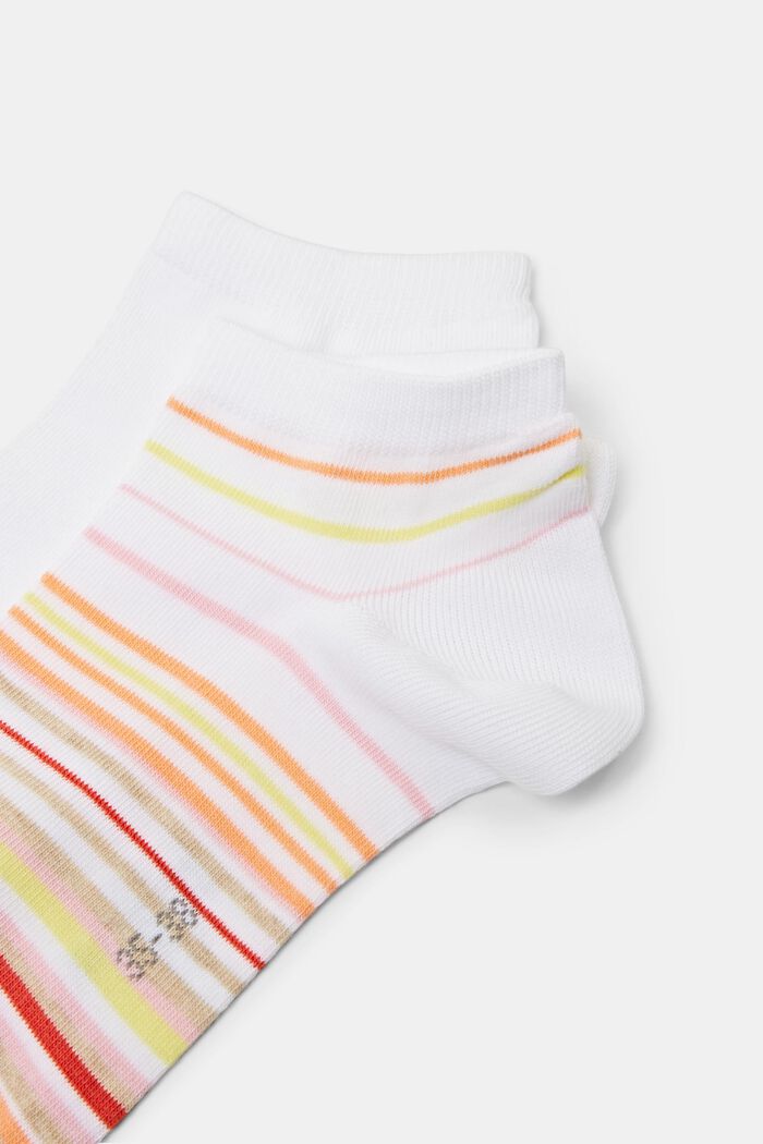 2-Pack Organic Cotton Socks, ROSE/WHITE, detail image number 2