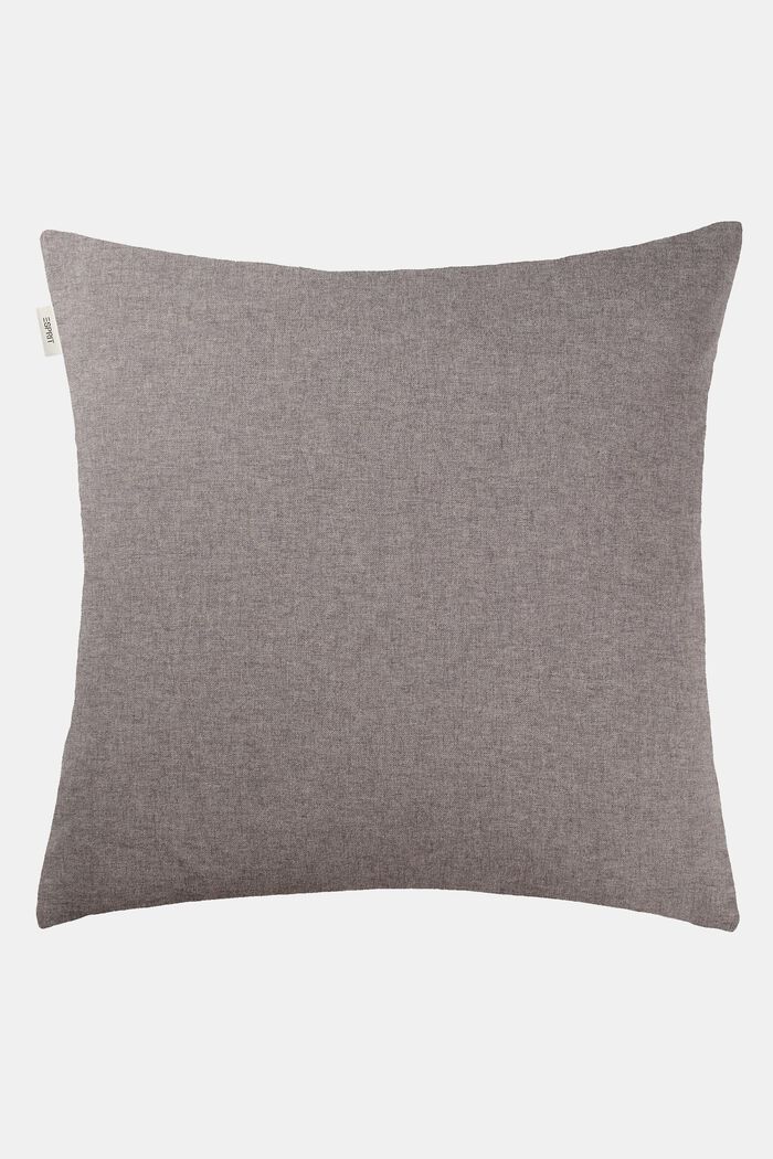 Cushion cover with floral print, GREY, detail image number 3