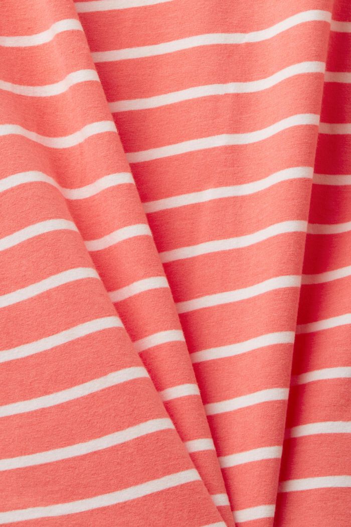 Striped jersey trousers, CORAL, detail image number 4