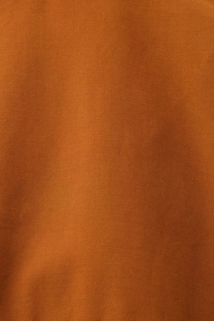 Bomber jacket with turn-down collar, BROWN, detail image number 4
