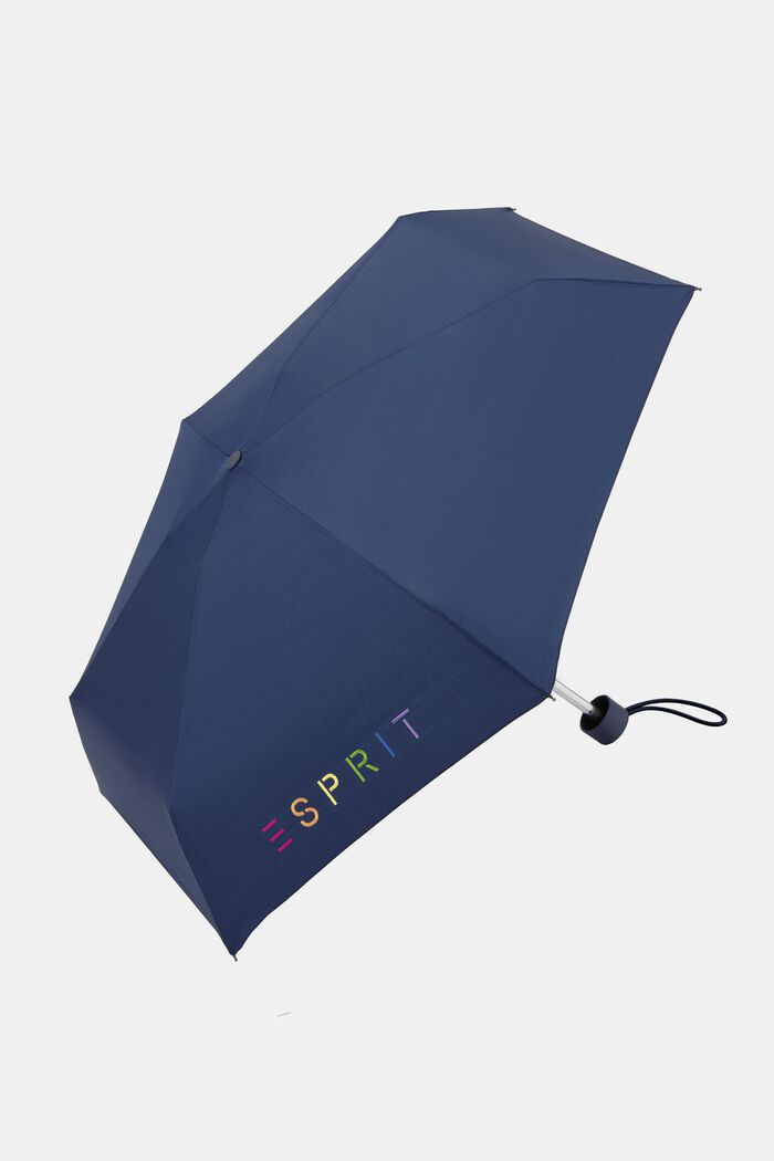 Ultra mini pocket umbrella with zip pouch, ONE COLOR, detail image number 0