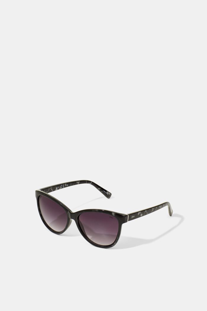 Cat-eye sunglasses in a tortoiseshell look, GREY, detail image number 0