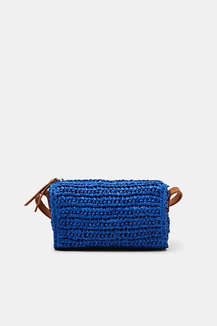Crochet Shoulder Bag, BRIGHT BLUE, detail image number 0