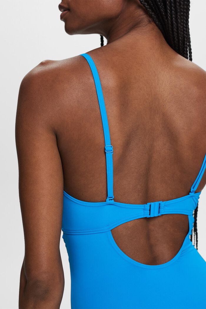 ESPRIT - Recycled: swimsuit with a knot detail at our online shop