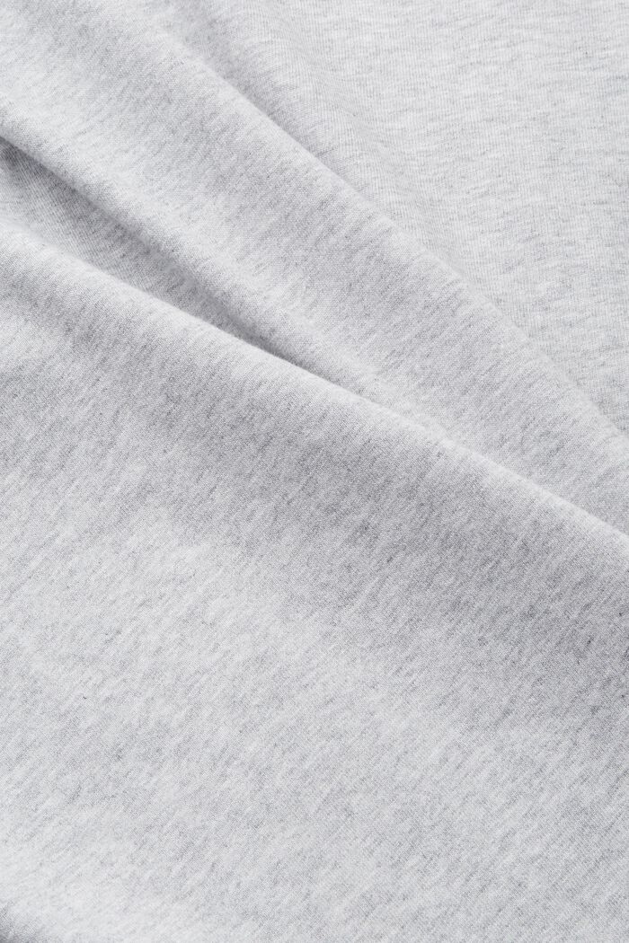 Cotton t-shirt with dolphin print, LIGHT GREY, detail image number 5