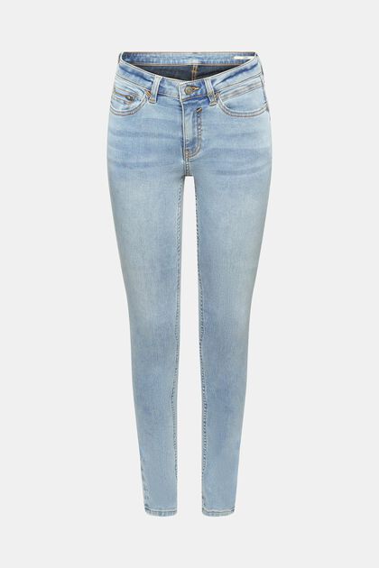 Skinny fit jeans, BLUE LIGHT WASHED, overview