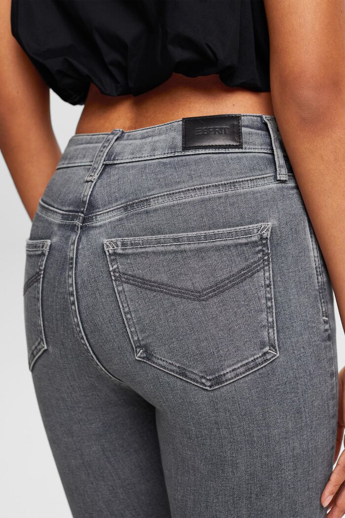 High-Rise Skinny Jeans, GREY MEDIUM WASHED, detail image number 4