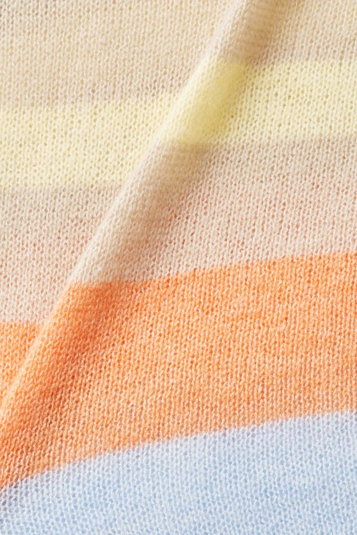 Striped knitted jumper, LIGHT TAUPE, detail image number 5