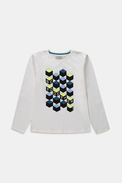 Long-sleeved top with graphic print