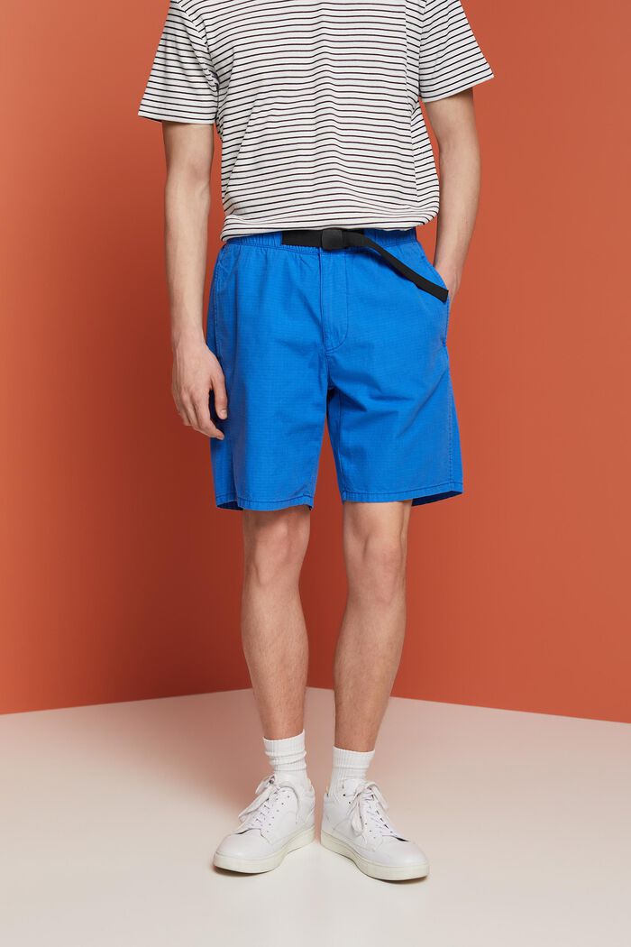 Shorts with a drawstring belt, BRIGHT BLUE, detail image number 1