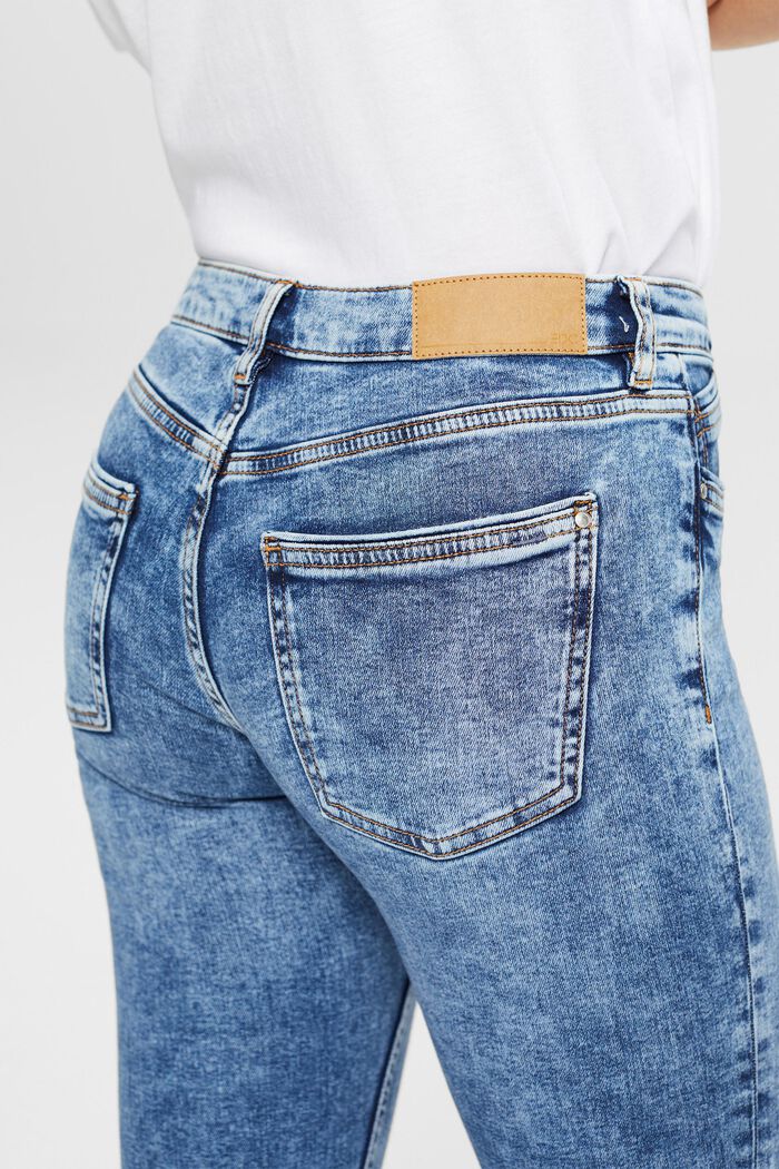 Slim fit stretch jeans, BLUE MEDIUM WASHED, detail image number 3