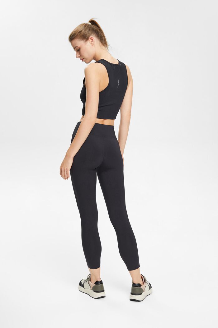 Activewear leggings with E-DRY technology, BLACK, detail image number 1