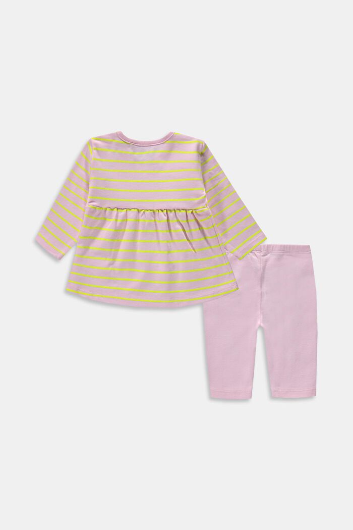 Mixed set: Long-sleeved top and leggings, PASTEL PINK, detail image number 1