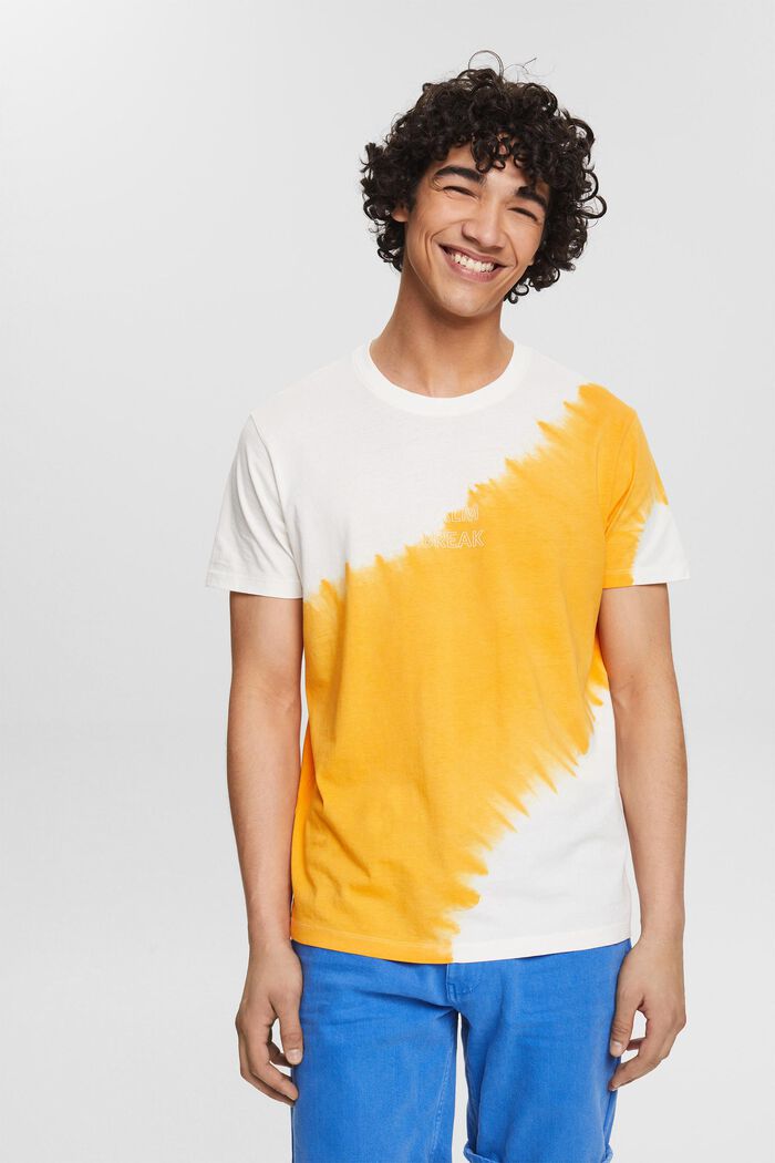 Jersey T-shirt with a batik dye