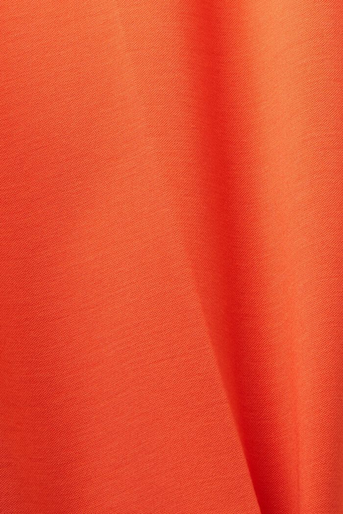 High-rise trousers with belt, ORANGE RED, detail image number 5