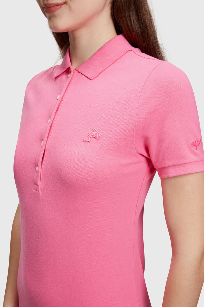 Dolphin Tennis Club Classic Polo Dress, PINK, detail image number 2