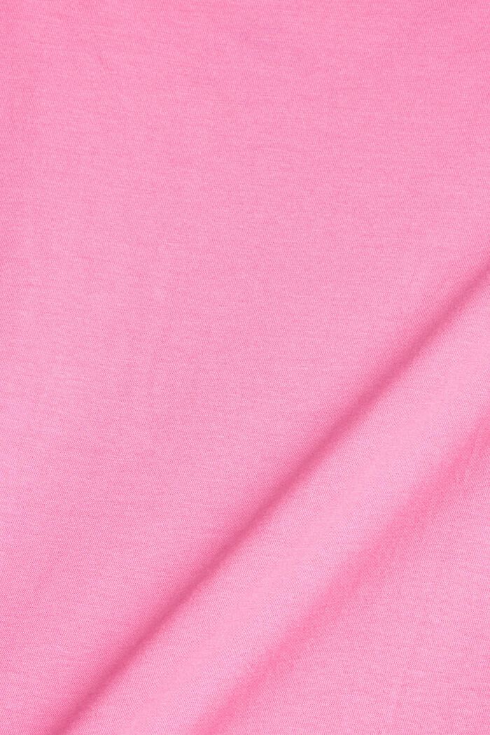 Organic cotton T-shirt with a print, PINK, detail image number 4