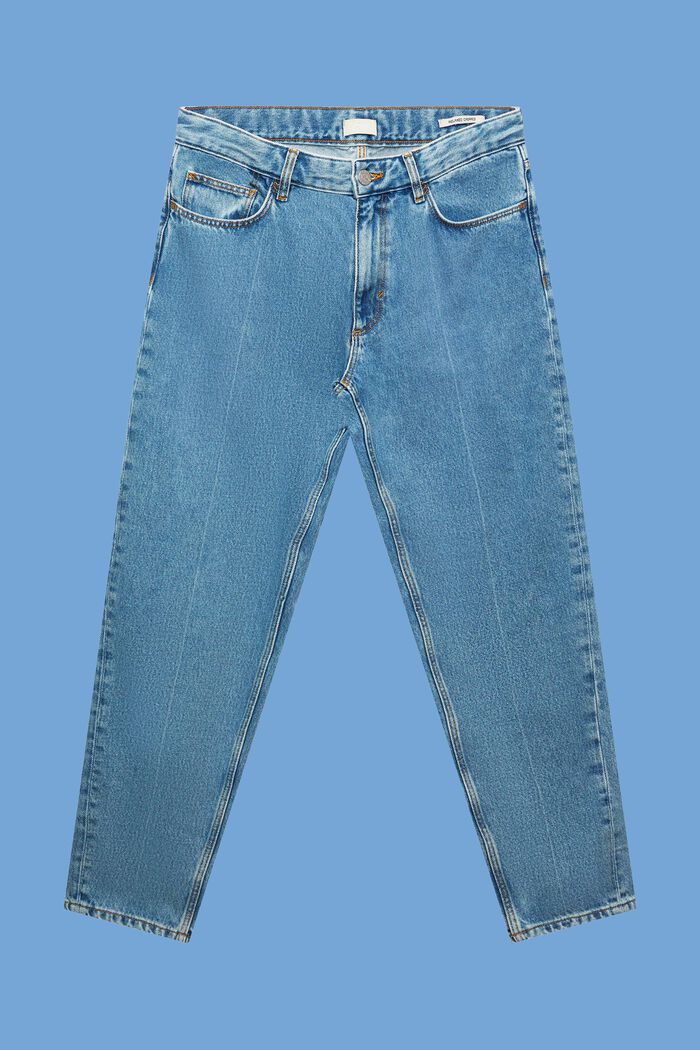 Retro relaxed fit jeans with sustainable denim, BLUE MEDIUM WASHED, detail image number 7