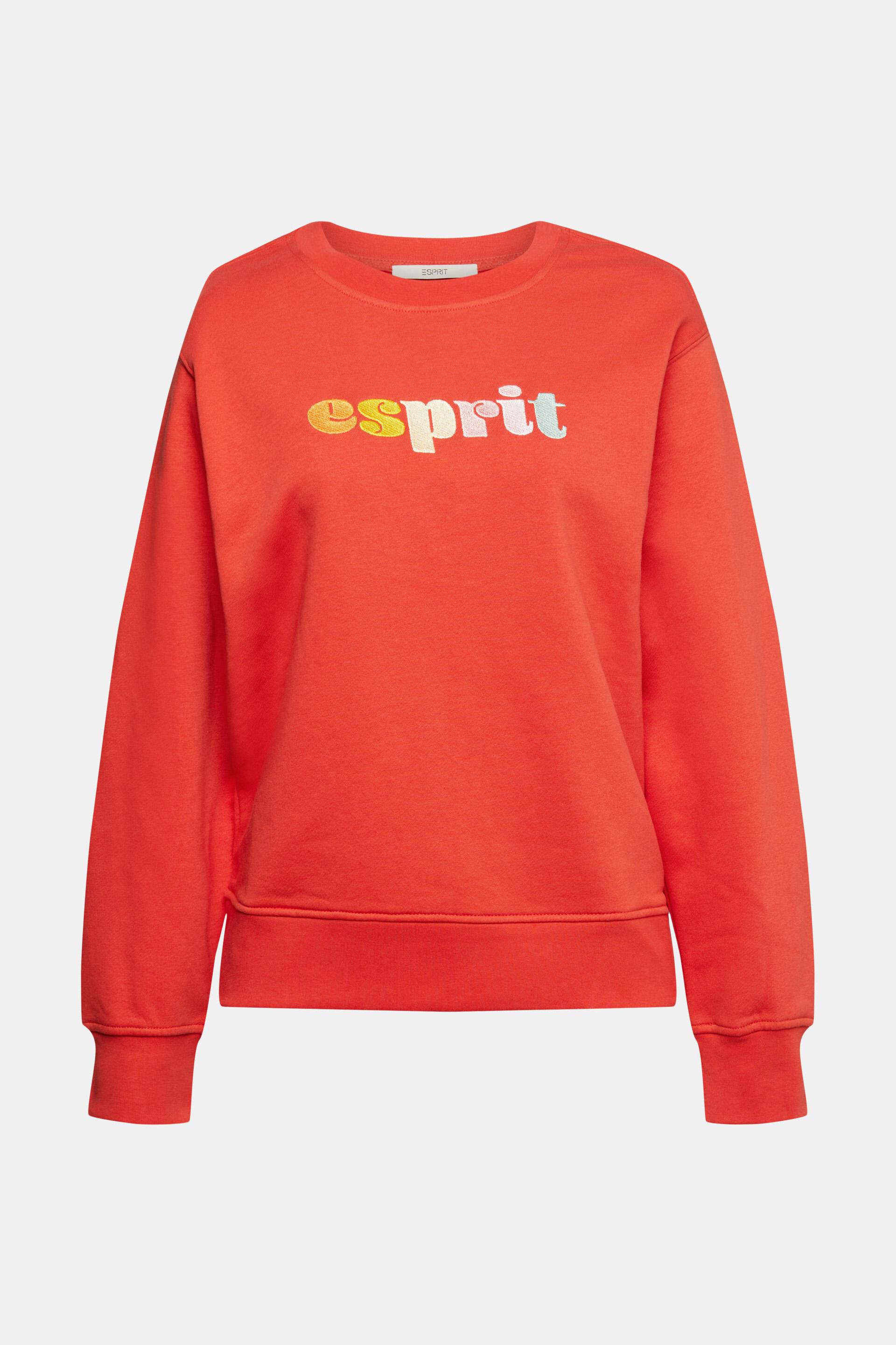 ESPRIT - Sweatshirt with a colourful embroidered logo at our online shop