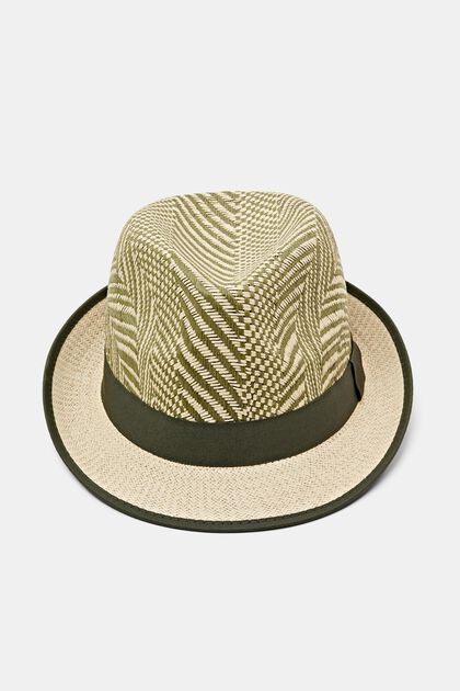 Patterned Trilby Hat