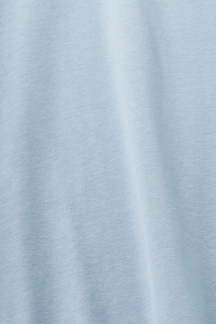 Long sleeve top with thumb holes, PASTEL BLUE, detail image number 7