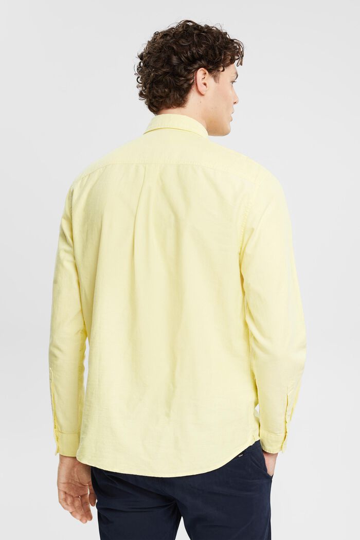 Button-down shirt, BRIGHT YELLOW, detail image number 3