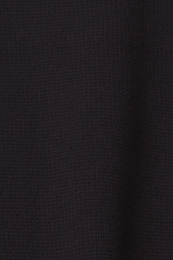 Knitted turtleneck jumper, BLACK, detail image number 1
