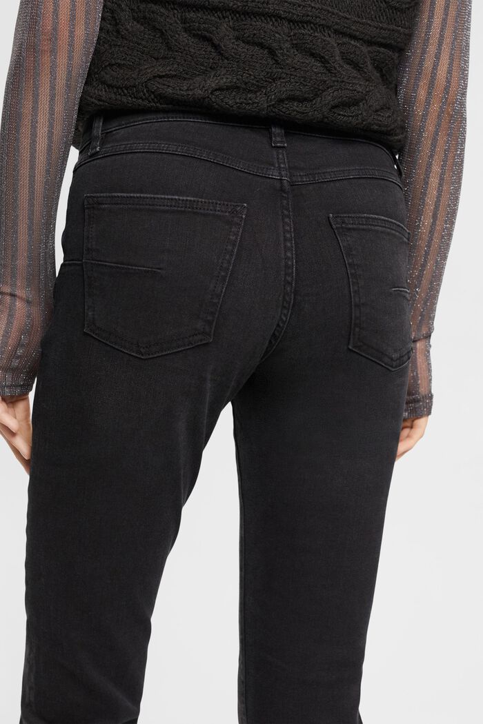 Straight leg jeans, BLACK DARK WASHED, detail image number 2
