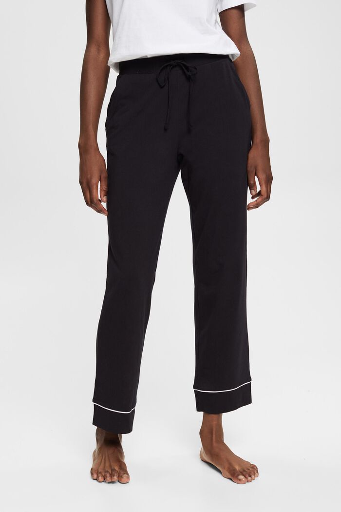 Pyjama trousers, BLACK, detail image number 1