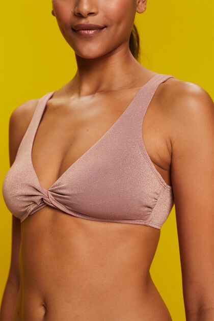 Recycled: sparkly soft bikini top