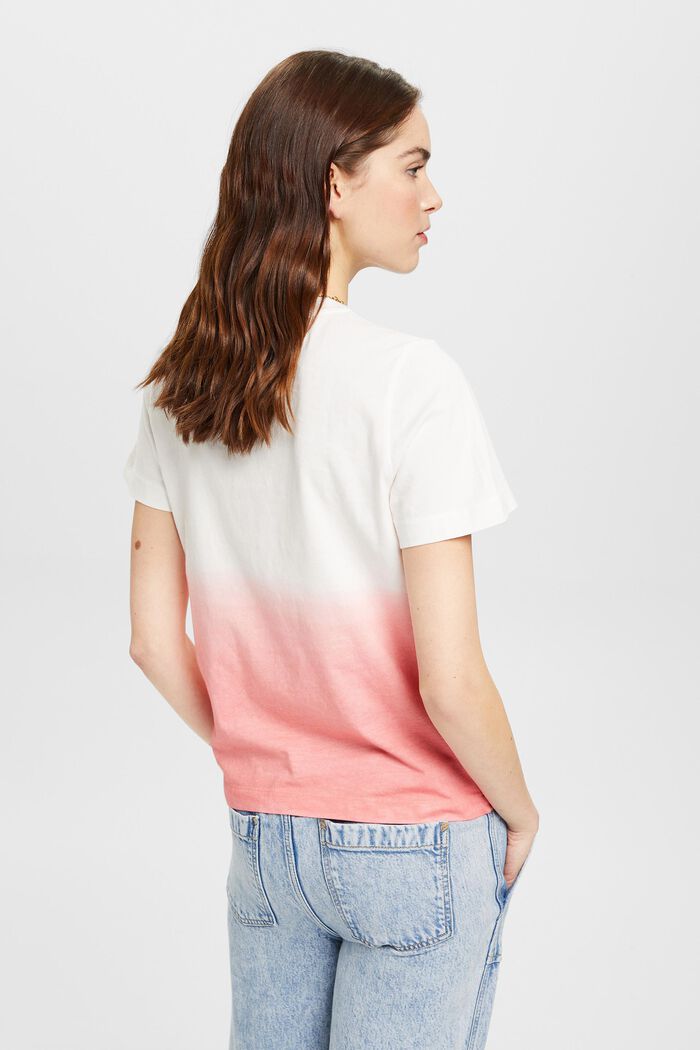 Ombre t-shirt made of cotton, PINK, detail image number 3