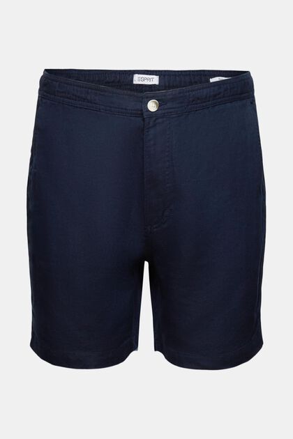 Cotton-Linen Bermuda Shorts