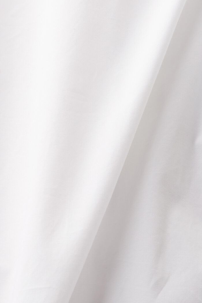 Poplin Carmen Off-The-Shoulder Blouse, WHITE, detail image number 5