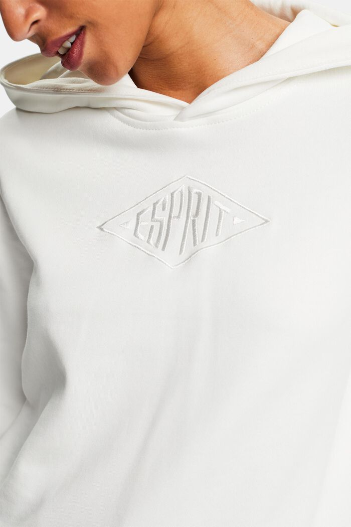 Embroidered Logo Hoodie, ICE, detail image number 3