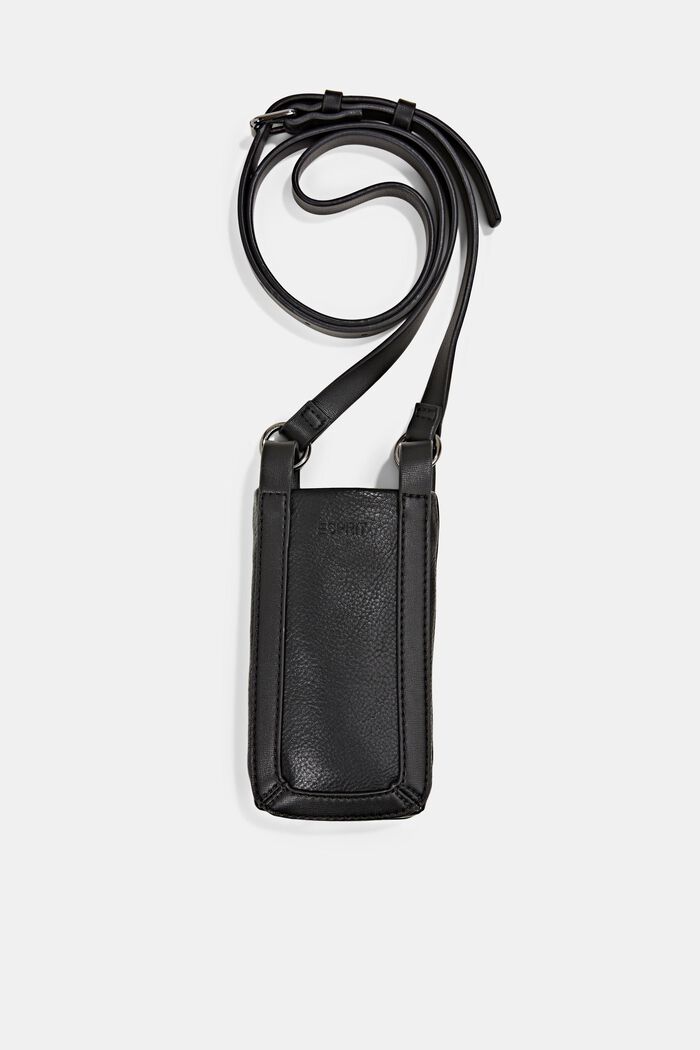 Faux leather phone bag