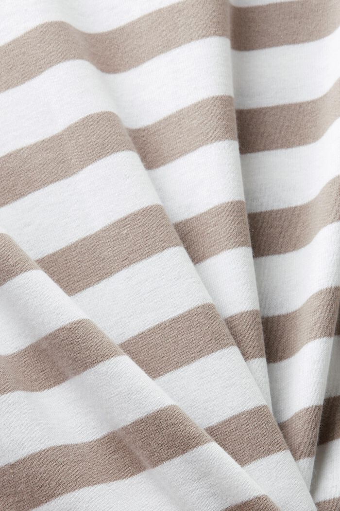 Striped T-Shirt, LIGHT TAUPE, detail image number 4