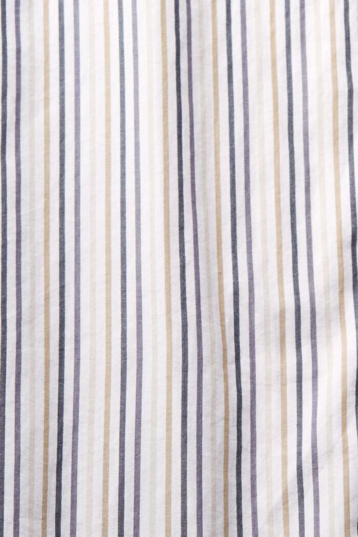 Striped slim fit shirt, SAND, detail image number 4