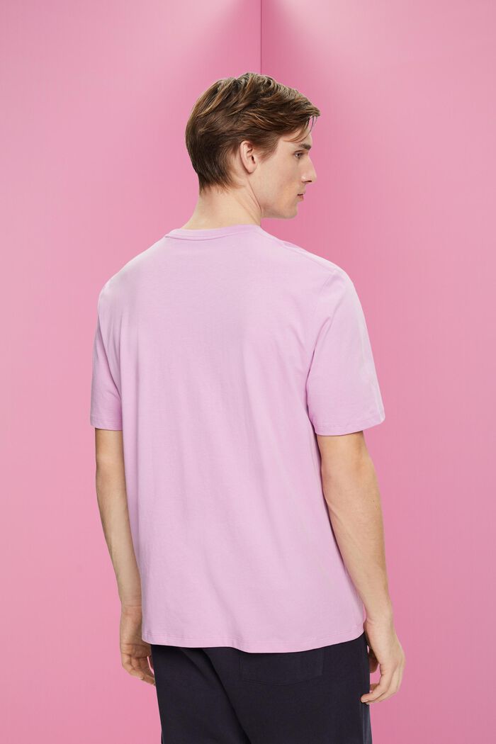 Relaxed fit t-shirt with logo print, LILAC, detail image number 3
