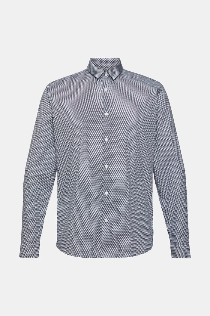 Patterned, sustainable cotton shirt
