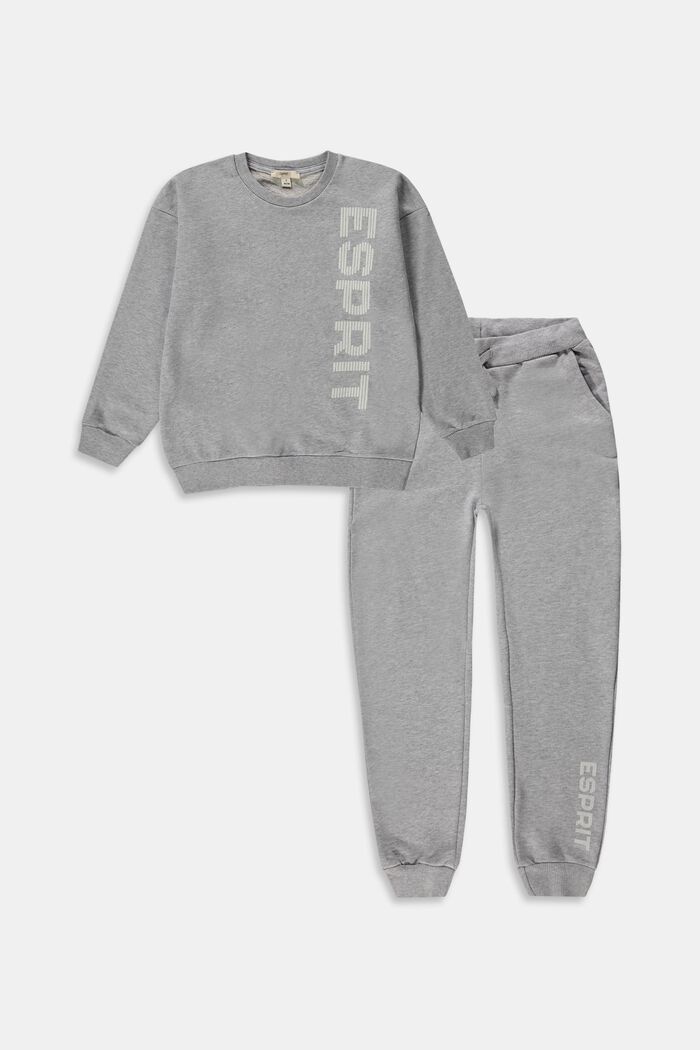 Mixed set: Sweatshirt and joggers, LIGHT GREY, detail image number 0