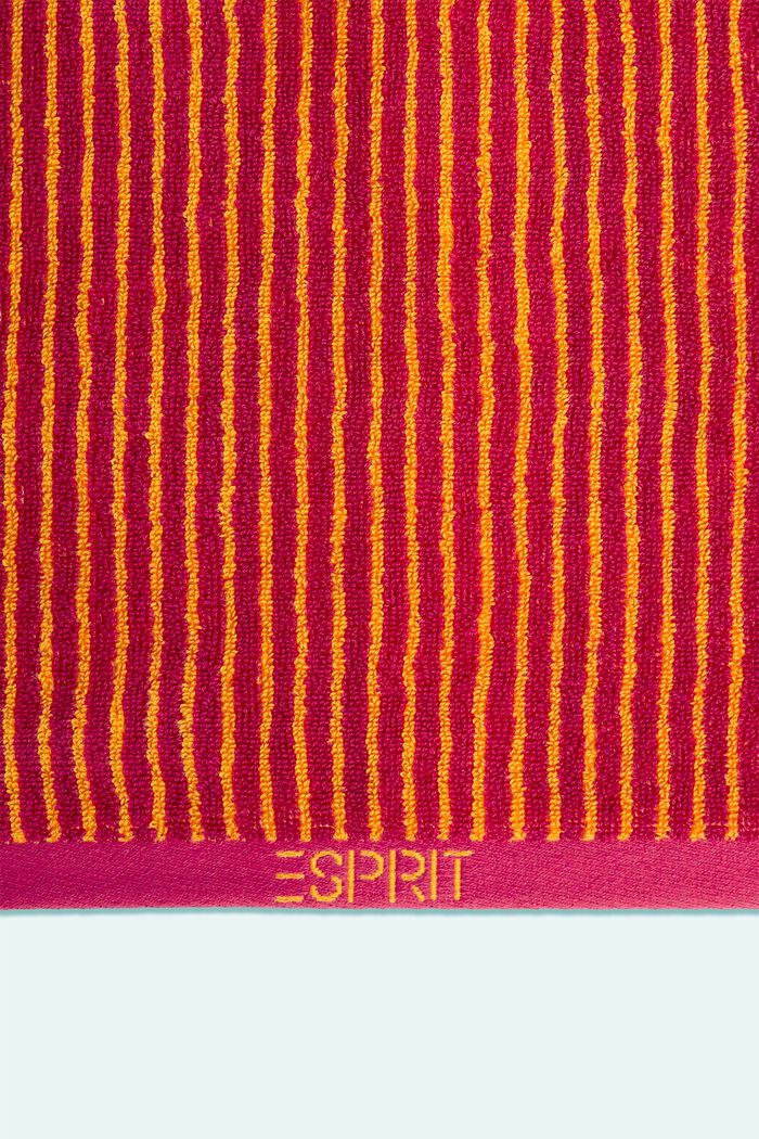 Terry cloth towel, 100% cotton, RASPBERRY, detail image number 1