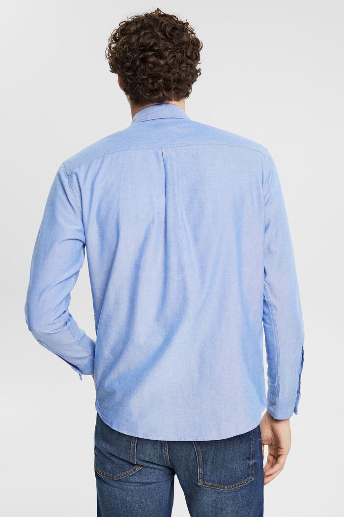 Button-down shirt, BLUE, detail image number 3