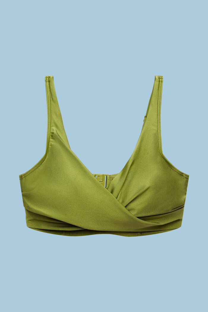Underwired Unpadded Bikini Tops, LEAF GREEN, detail image number 1