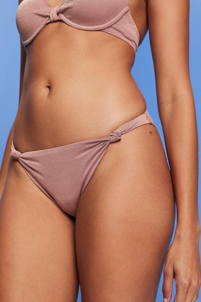 ESPRIT - Recycled: sparkly bikini bottoms at our online shop