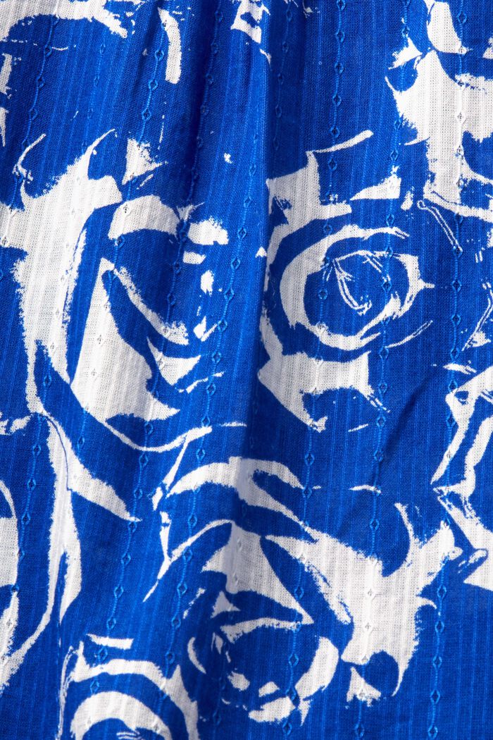 A-lined Printed Mini Dress, BRIGHT BLUE, detail image number 5
