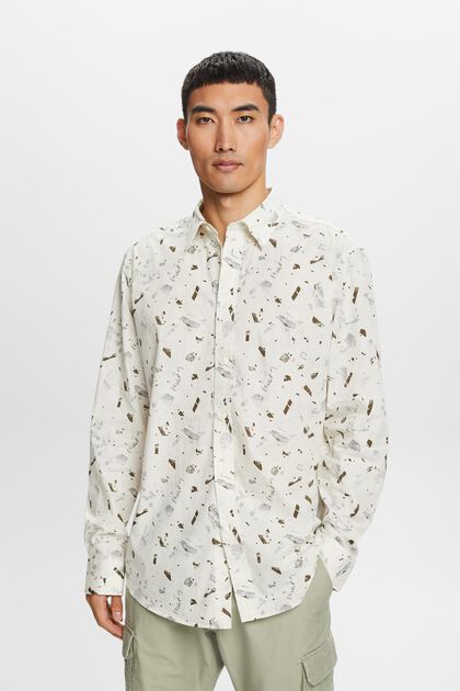 Patterned Cotton Shirt