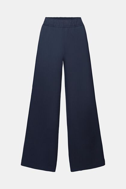 Wide leg pull-on trousers
