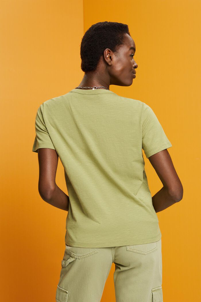 Jersey t-shirt, 100% cotton, PISTACHIO GREEN, detail image number 3