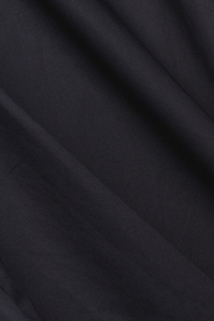 Sustainable cotton shirt, BLACK, detail image number 1