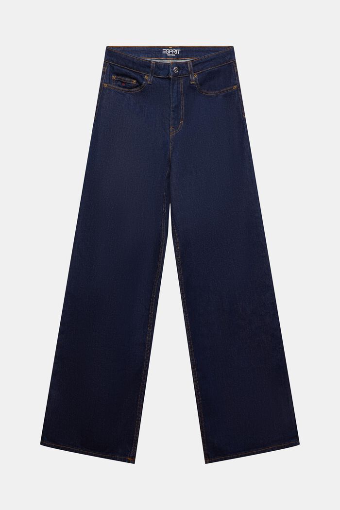 High-Rise Retro Wide Leg Jeans, BLUE RINSE, detail image number 7